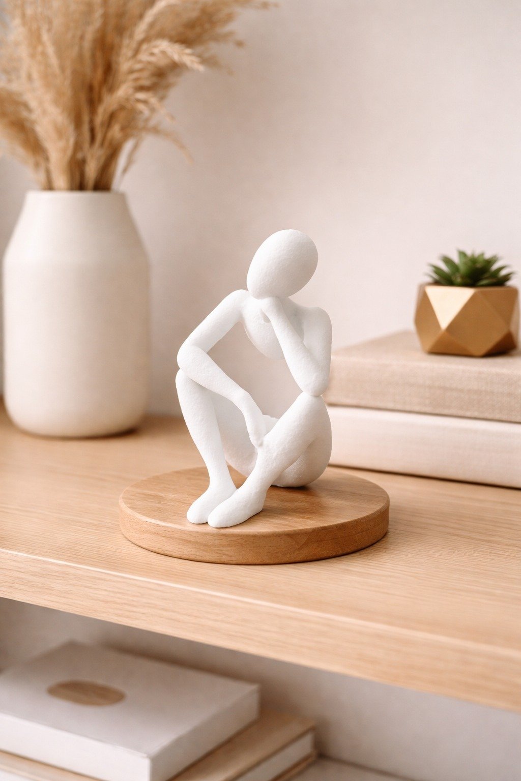 Escultura Pensador Minimal