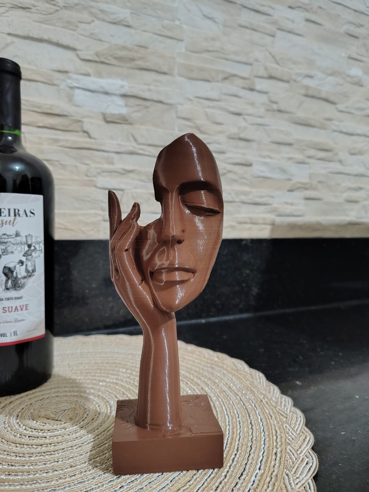 Face Abstrata Decorativa