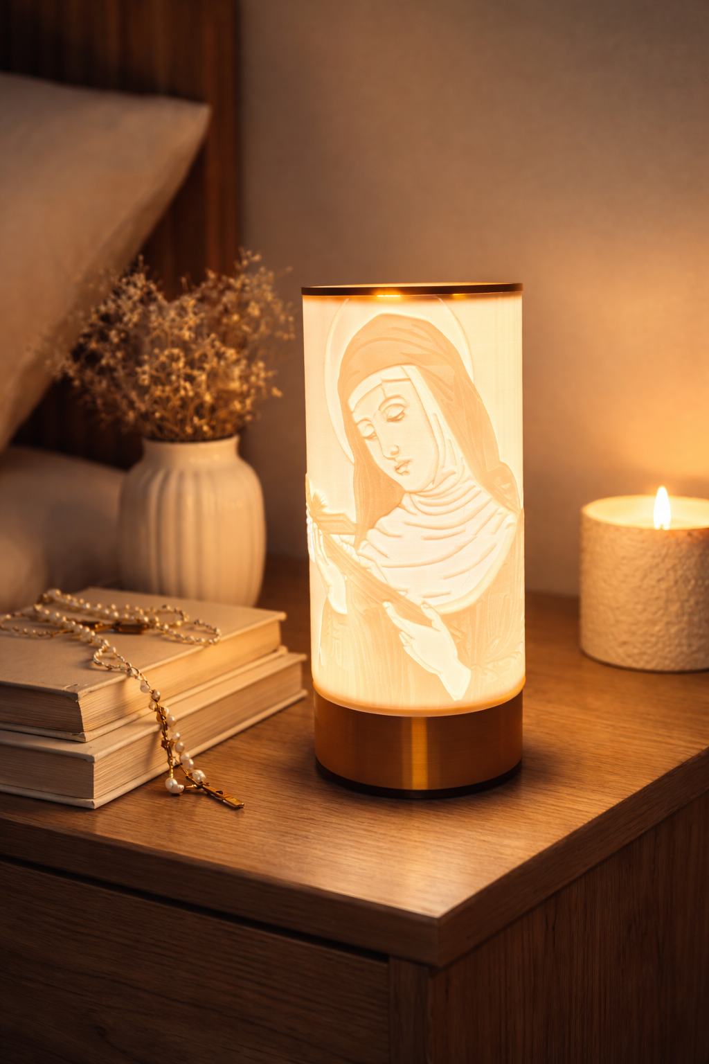 Luminária Nossa Senhora  de Fátima | 3D LED